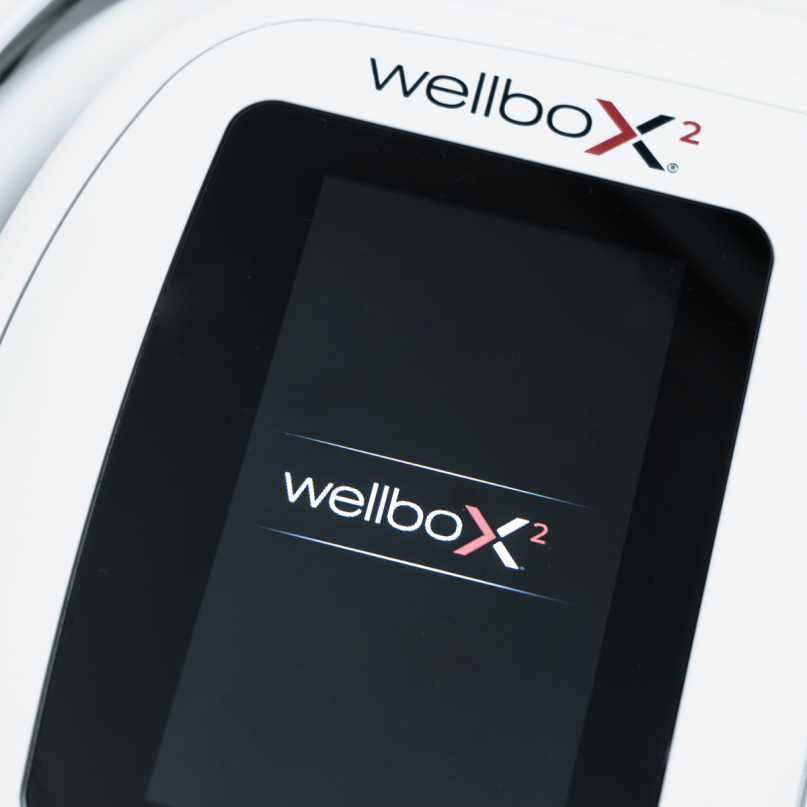 Écran tactile de l'appareil LPG Wellbox 2.