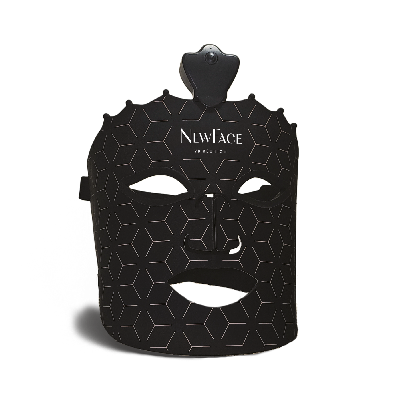 Masque de luminothérapie LED NewFace pour le soin du visage, appareil anti-âge conçu pour améliorer l’éclat de la peau et réduire les signes de l’âge.